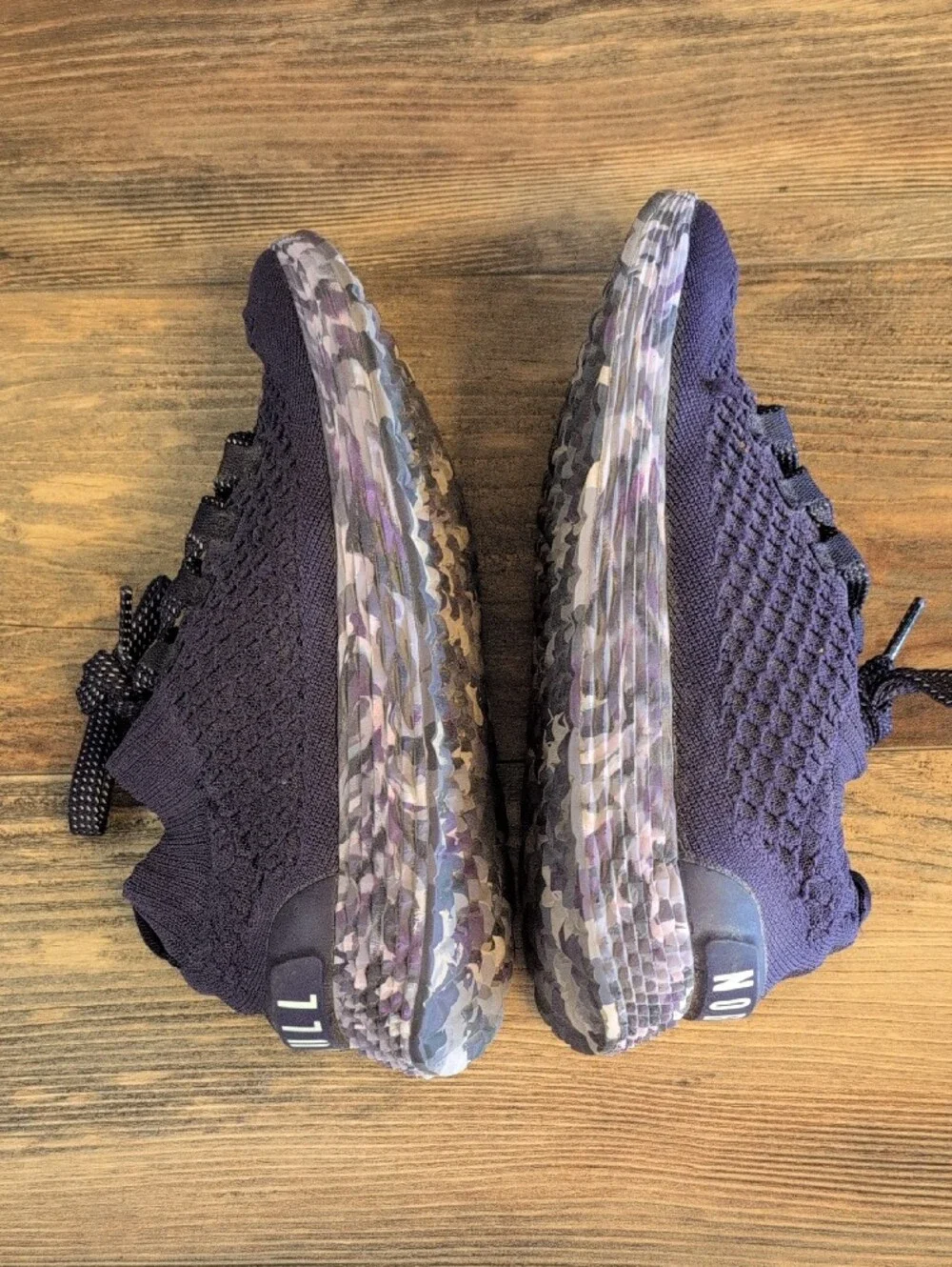 NOBULL Unisex Knit Runner Purple Patterned Trainer Sneaker Shoes M7.5 W9  607A